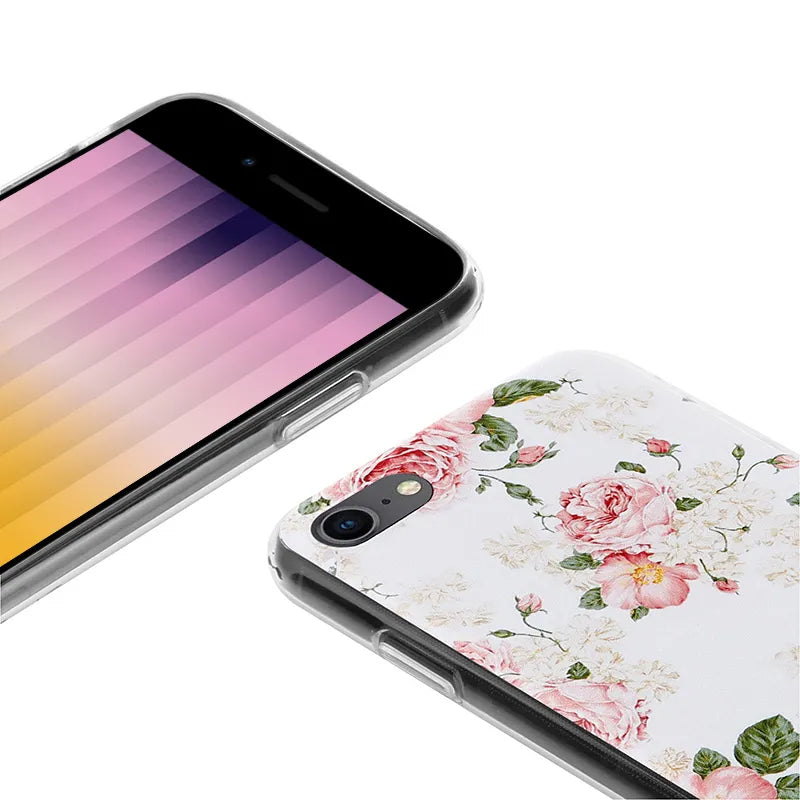 „Crong Flower Case“ – „iPhone SE (2022/2020) / 8 / 7“ dėklas (02 raštas)