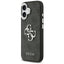Guess 4G Big 4G Classic Logo – dėklas iPhone 17 (juodas / sidabrinis)