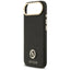 Guess Grained Strass Logo MagSafe - Dėklas iPhone Air (juodas)