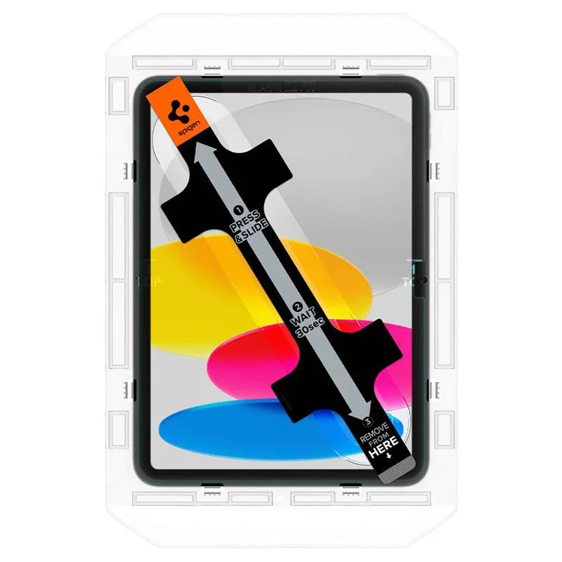 Spigen GLAS.TR EZ FIT – grūdintas stiklas Apple iPad 11” (2025) / 10.9" (2022) (skaidrus)
