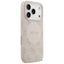 Guess 4G Circle Classic Logo MagSafe dėklas iPhone 17 Pro (rožinis)