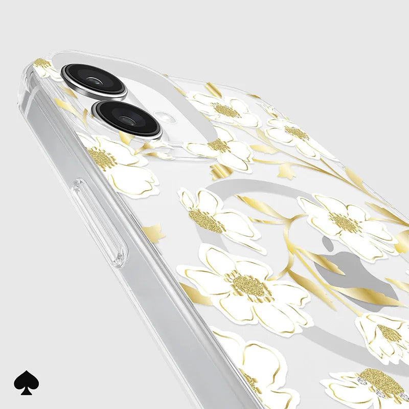Kate Spade New York Protective Gems MagSafe – dėklas iPhone 16 Plus (Sunshine Floral)