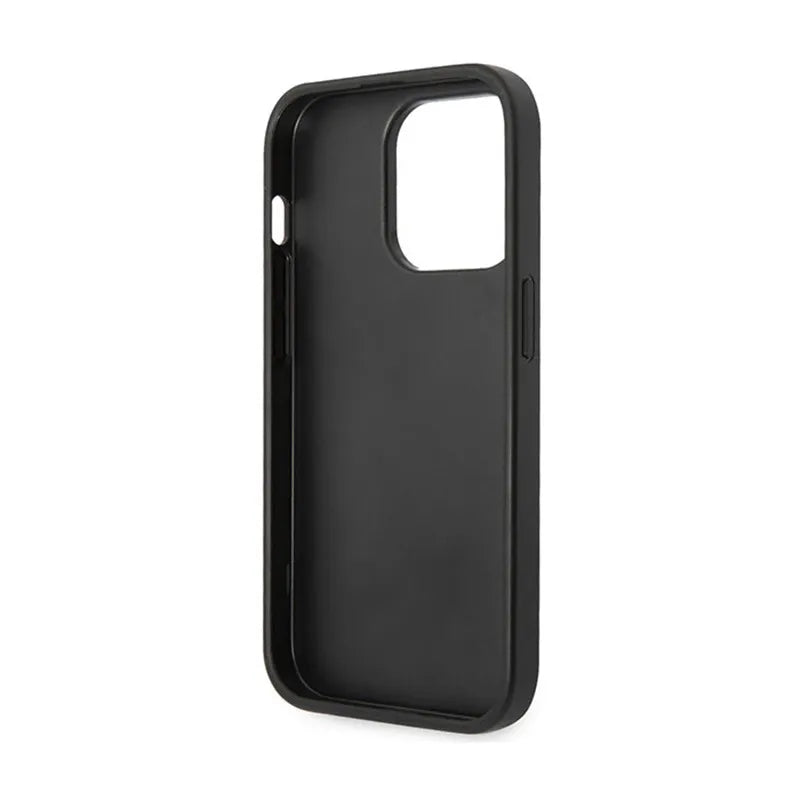 Guess 4G Big Metal Logo dėklas iPhone 15 Pro telefonui (pilkas)