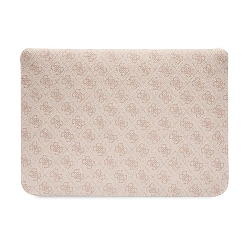 Guess 4G Stripe Metal Logo kompiuterio dėklas - 14" nešiojamojo kompiuterio krepšys (rožinis)