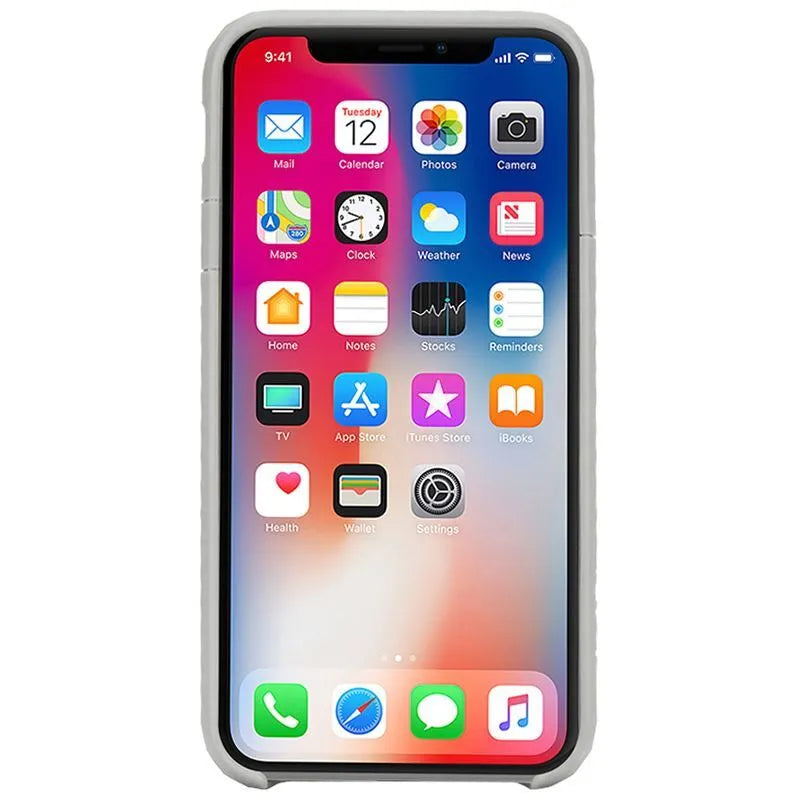 Incase Pop Case dėklas, skirtas iPhone X (skaidrus/pilkas)