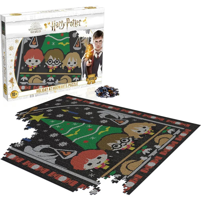 Harry Potter – 1000 detalių dėlionė dekoratyvinėje dėžutėje (Holidays at Hogwarts)