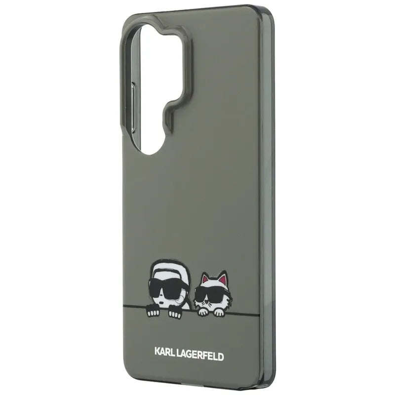 Karl Lagerfeld IML Peekaboo Karl & Choupette MagSafe – dėklas Samsung Galaxy S26 Ultra (juodas)