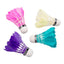 Donnay – plunksniniai badmintono kamuoliukai 5 vnt. (spalvoti)