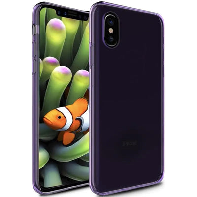 Zizo TPU dėklas, skirtas iPhone X (violetinis)