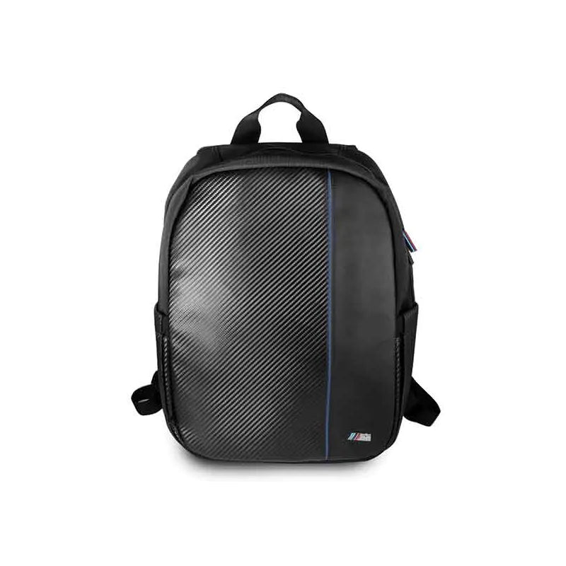 BMW Carbon Navy Stripe – 16" nešiojamojo kompiuterio kuprinė (juoda)
