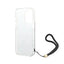 Guess 4G Print Cord - dėklas, skirtas iPhone 14 Pro Max (rudos spalvos)