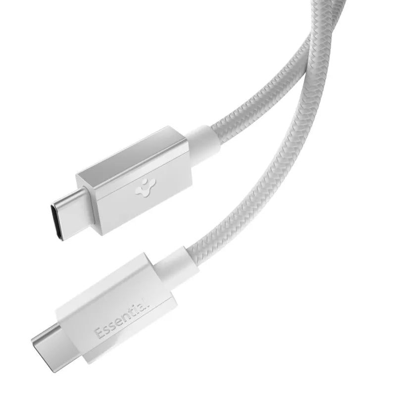 Spigen EB6015CC Essential – USB-C į USB-C laidas 60W 1,5 m (baltas)