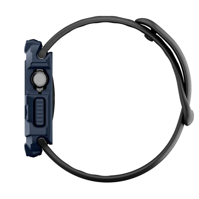 Spigen Rugged Armor V2 – dėklas Apple Watch 10/11 42 mm (tamsiai mėlynas)
