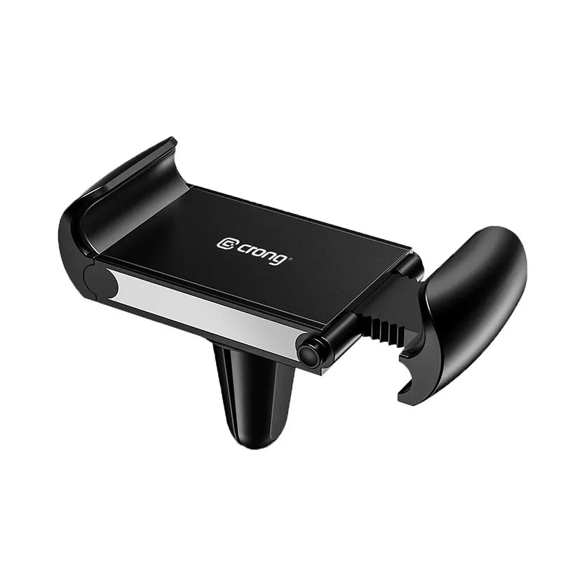 Crong Universal Smart Car Holder – universalus automobilinis telefono laikiklis 4"-6,5" telefonams (juodas)