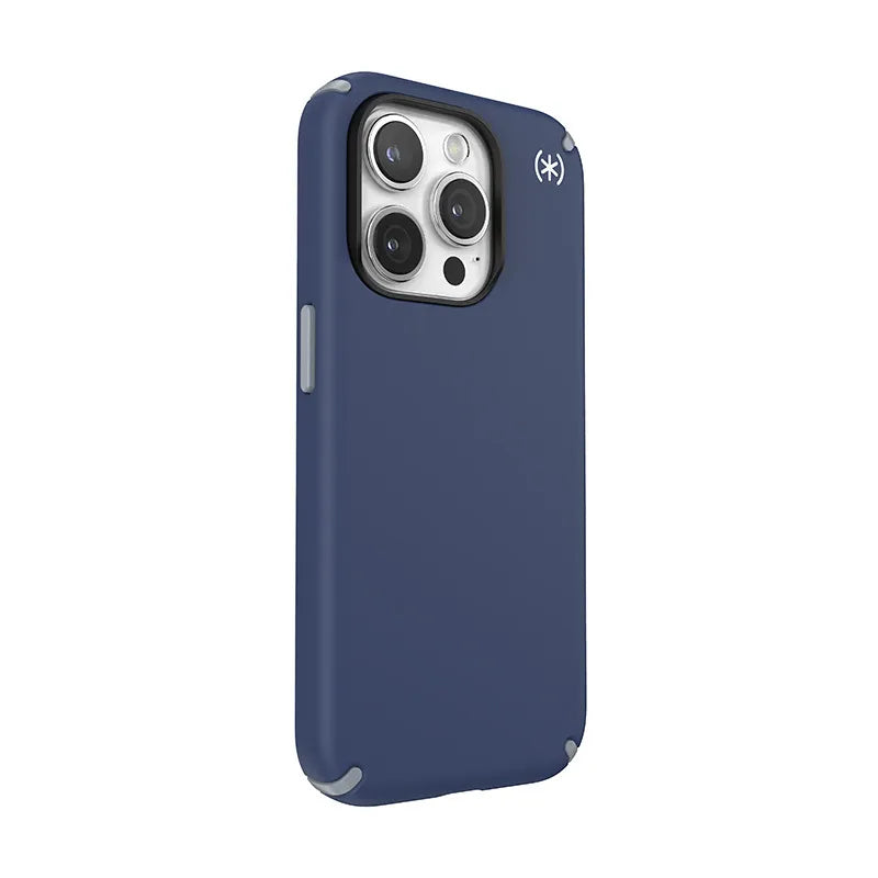 Speck Presidio2 Pro MagSafe – dėklas iPhone 15 Pro (Coastal Blue / Dust Gray / White)