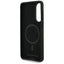 Karl Lagerfeld Silicone Double Heads And Circle MagSafe – dėklas Samsung Galaxy S25 Edge (juodas)