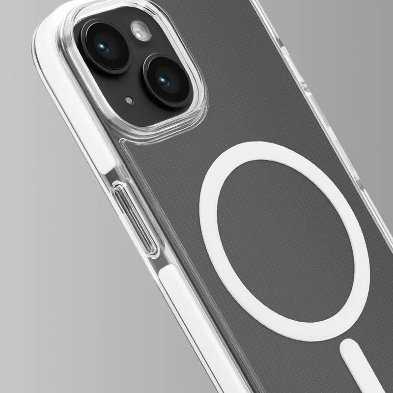 PURO LITEMAG PRO – dėklas „iPhone 15 Plus“ su „MagSafe“ (skaidrus)