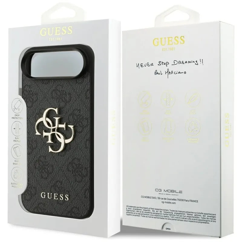Guess 4G Big Logo - Dėklas iPhone Air (juodas)