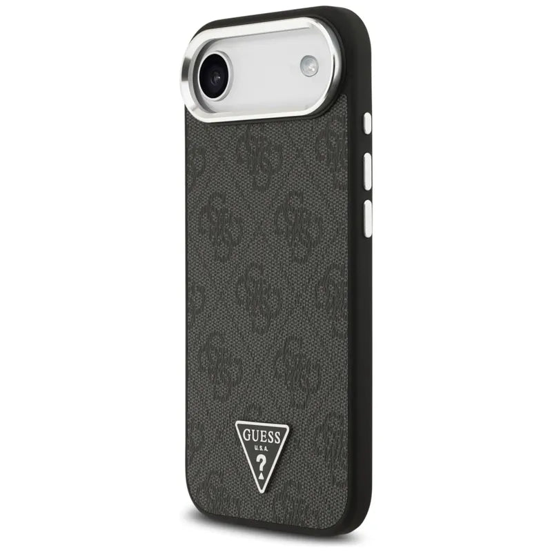 Guess 4G Triangle Logo MagSafe – dėklas iPhone Air (juodas)