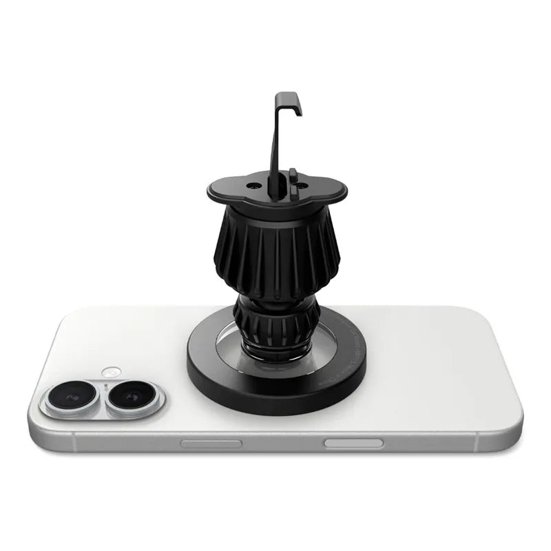 Spigen MFT13 magnetinis automobilinis laikiklis prietaisų skydeliui ir ventiliacijos grotelėms – „MagSafe“ magnetinis laikiklis (juodas)