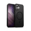 Crong Hybrid Frost MAG Cover - MagSafe dėklas iPhone 17 (juodas)