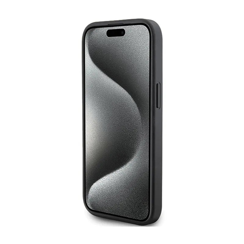 Karl Lagerfeld Quilted K Pattern – dėklas „iPhone 15 Plus“ (juodas)