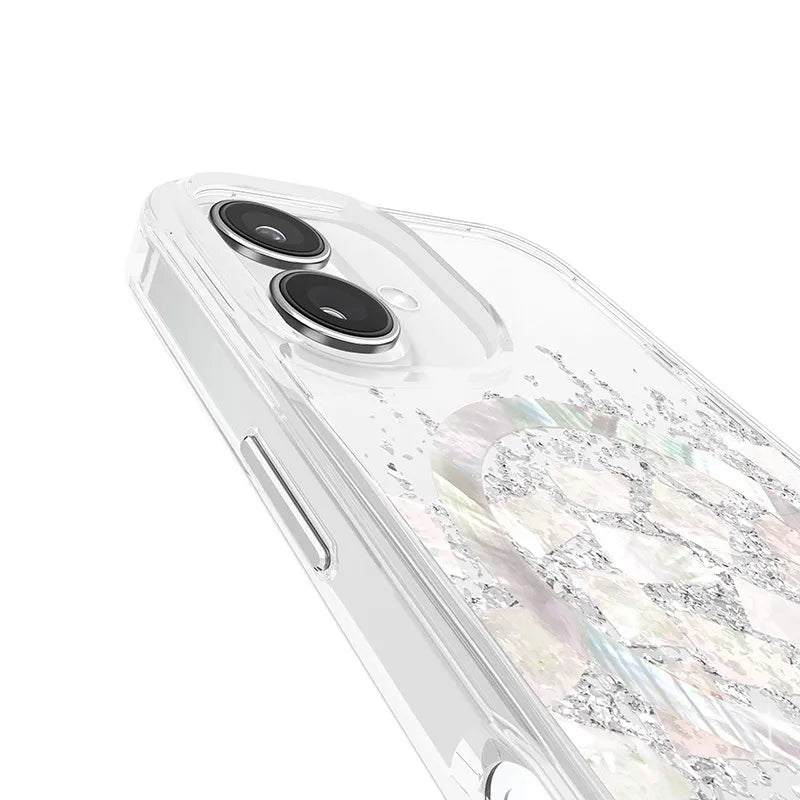 Case-Mate Karat MagSafe – dėklas iPhone 16 su perlamutro intarpais (A Touch of Pearl)