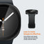 Spigen Thin Fit 360 – dėklas Samsung Galaxy Watch 9 / 8 44 mm (juodas)