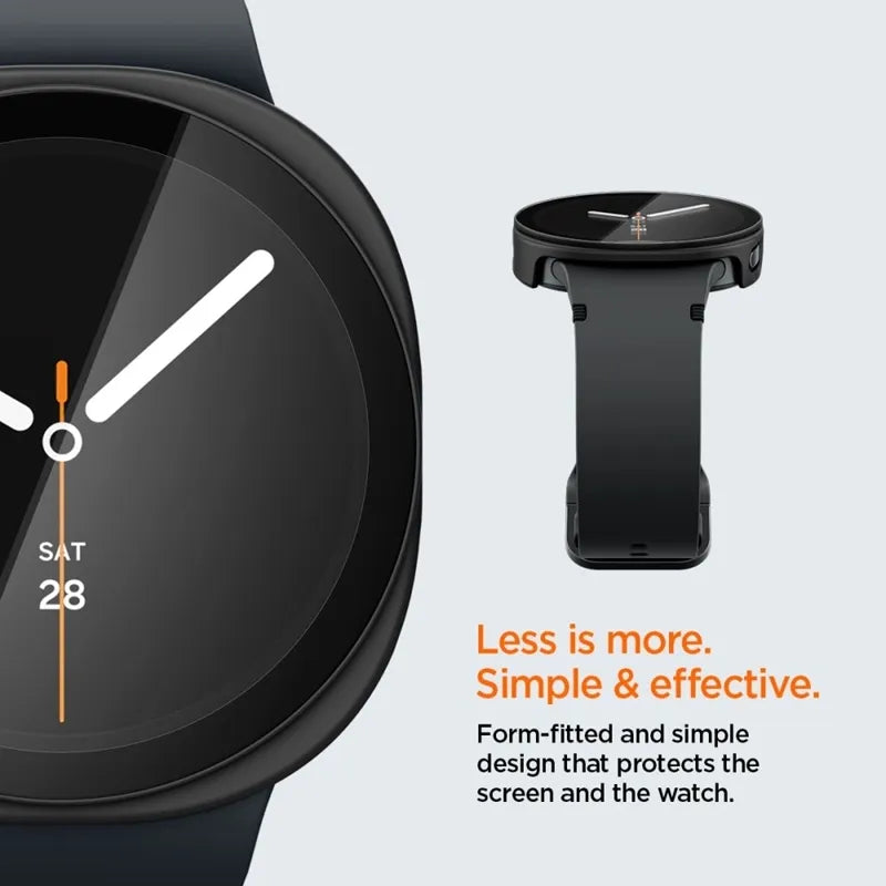 Spigen Thin Fit 360 – dėklas Samsung Galaxy Watch 9 / 8 44 mm (juodas)