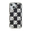 DKNY IML Checkered Mono Pattern – dėklas iPhone 15 Plus / 14 Plus (juodas)