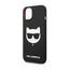 Karl Lagerfeld Choupette Head MagSafe Silicone – dėklas iPhone 14 Plus (juodas)