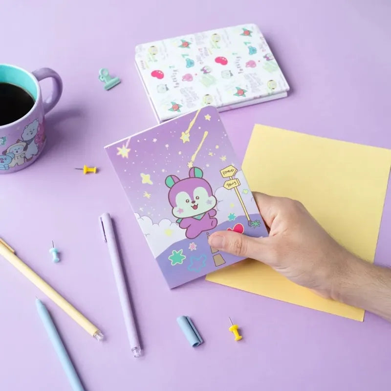 BT21 – MANG A6 sąsiuvinių rinkinys (3 vienetai)