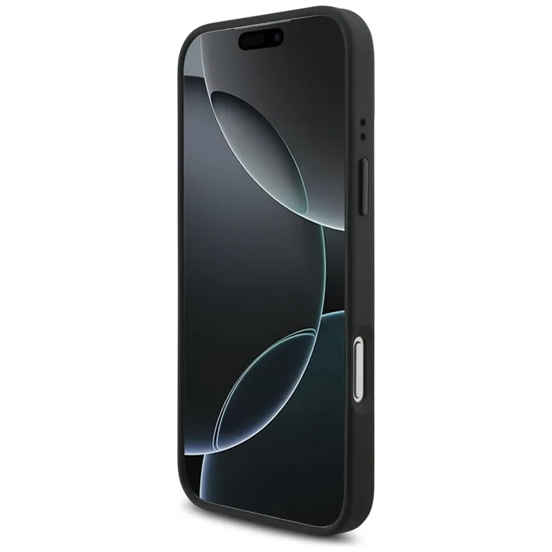BMW M Perforated Stripe Logo MagSafe – iPhone 17 Pro Max dėklas (pilkas)