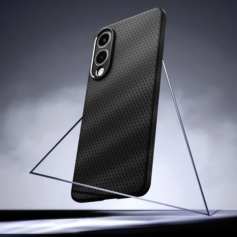Spigen Liquid Air – dėklas Samsung Galaxy S25 Edge (matinė juoda)