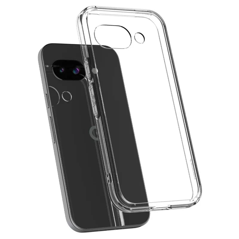 Spigen Ultra Hybrid – dėklas Google Pixel 9a telefonui (Crystal Clear)