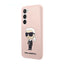 Karl Lagerfeld Silicone NFT Ikonik – dėklas, skirtas Samsung Galaxy S23+ (rožinis)