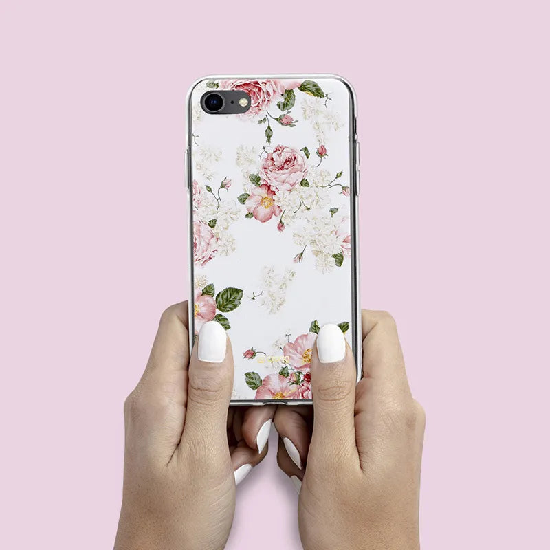 „Crong Flower Case“ – „iPhone SE (2022/2020) / 8 / 7“ dėklas (02 raštas)