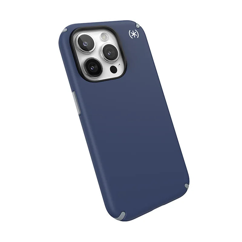 Speck Presidio2 Pro MagSafe – dėklas iPhone 15 Pro (Coastal Blue / Dust Gray / White)