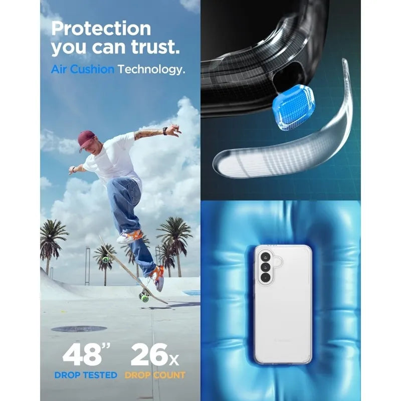 Spigen Ultra Hybrid – dėklas Samsung Galaxy A37 5G (skaidrus)