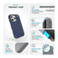 Speck Presidio2 Grip - iPhone 16 Pro dėklas (Coastal Blue / Dust Gray / White)