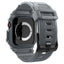 Spigen Rugged Armor Pro – apyrankė su dėklu, skirta „Apple Watch 10 46 mm“ (tamsiai pilka)