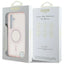 Guess Rhinestones Printed Classic Logo MagSafe - dėklas Samsung Galaxy S25 (rožinis)