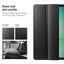 Spigen Smart Fold – dėklas Samsung Galaxy Tab A11+ / A9+ (juodas)