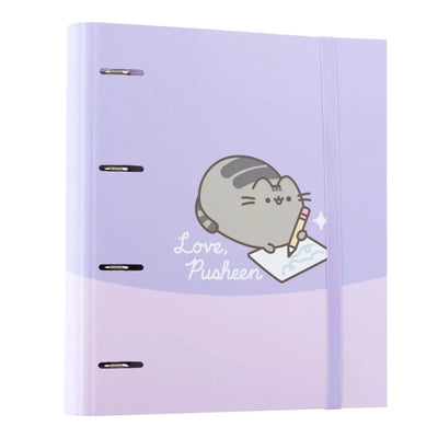 „Pusheen“ – A4 formato segtuvas iš „Moments“ kolekcijos (4 žiedai, elastinė juostelė)