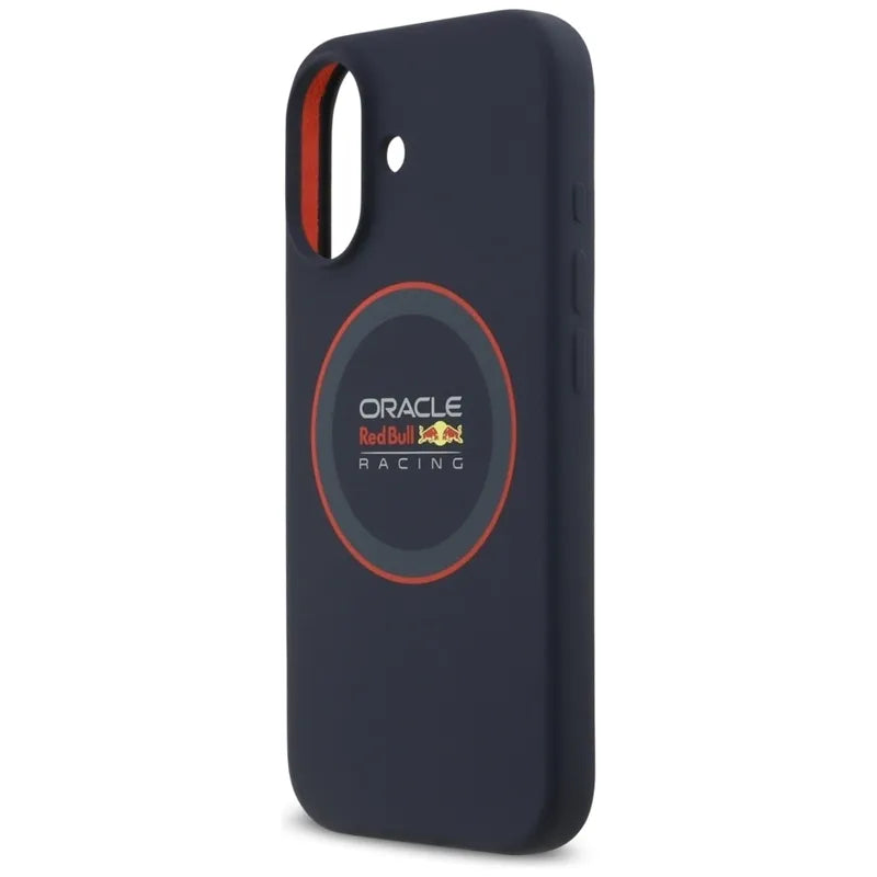 Red Bull Silicone Red Ring MagSafe – iPhone 17 dėklas (tamsiai mėlynas)