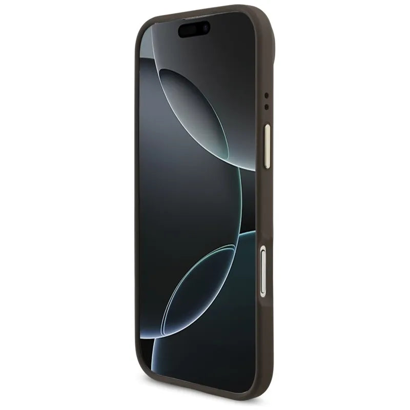 Guess 4G Big 4G Classic Logo – dėklas iPhone Air (ruda / auksinė)