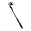 Crong SelfieGo Ultra – aliumininis Bluetooth asmenukių lazdos trikojis (juodas)