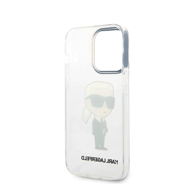 Karl Lagerfeld IML NFT Ikonik – dėklas iPhone 14 Pro Max (skaidrus)