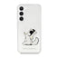 Karl Lagerfeld Choupette Fun – dėklas Samsung Galaxy S23+ (skaidrus)