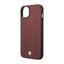 BMW Leather Diamond Pattern – Dėklas, skirtas iPhone 14 (Burgundian)